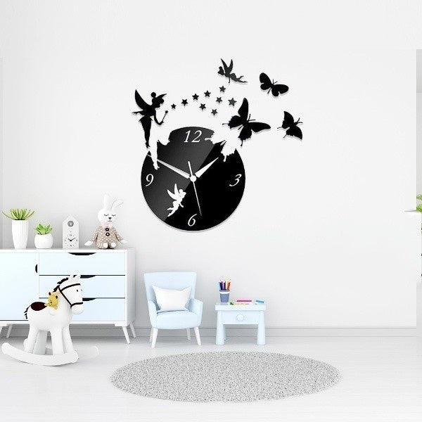 Fairy Clock Black