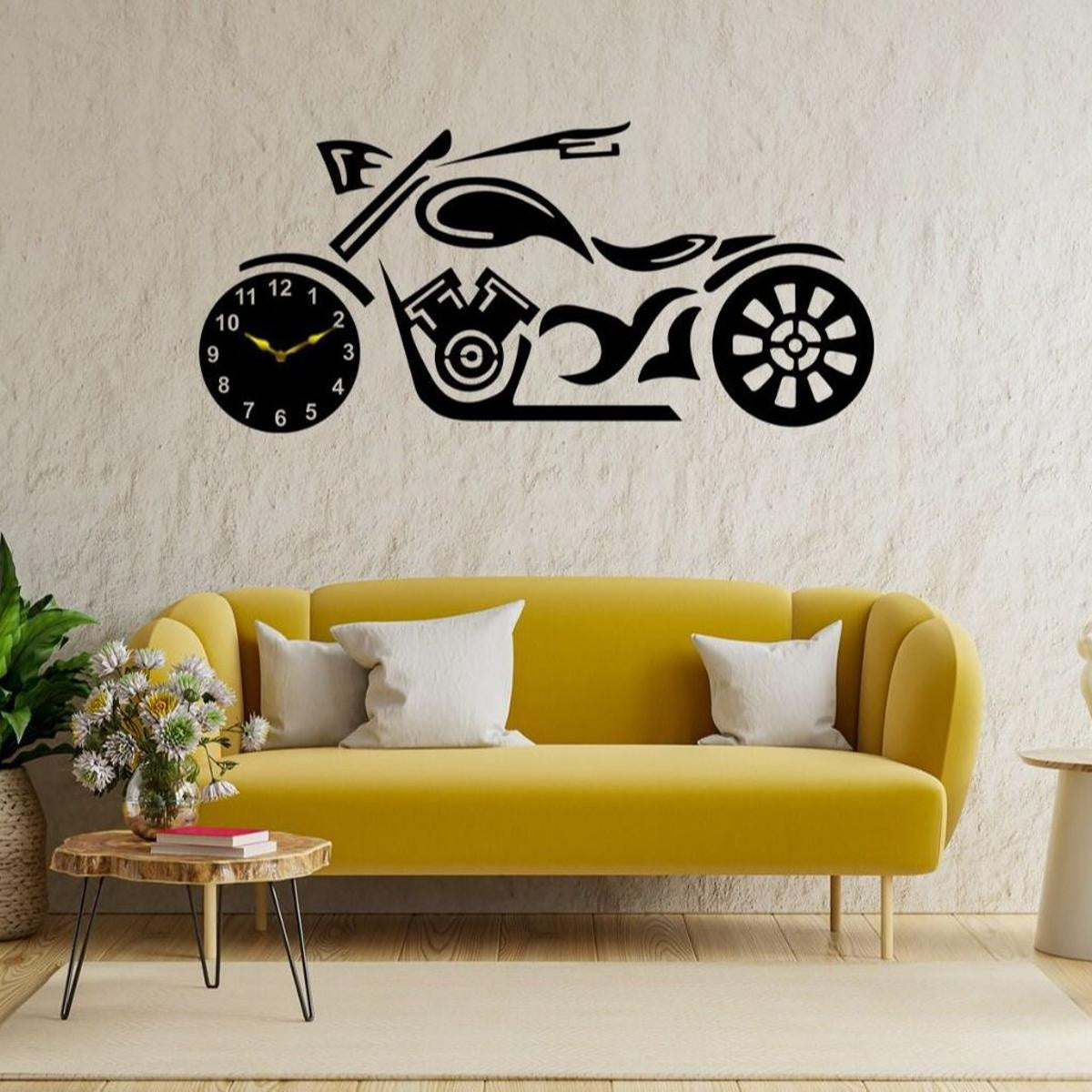 MOTORBIKE THEME CLOCK