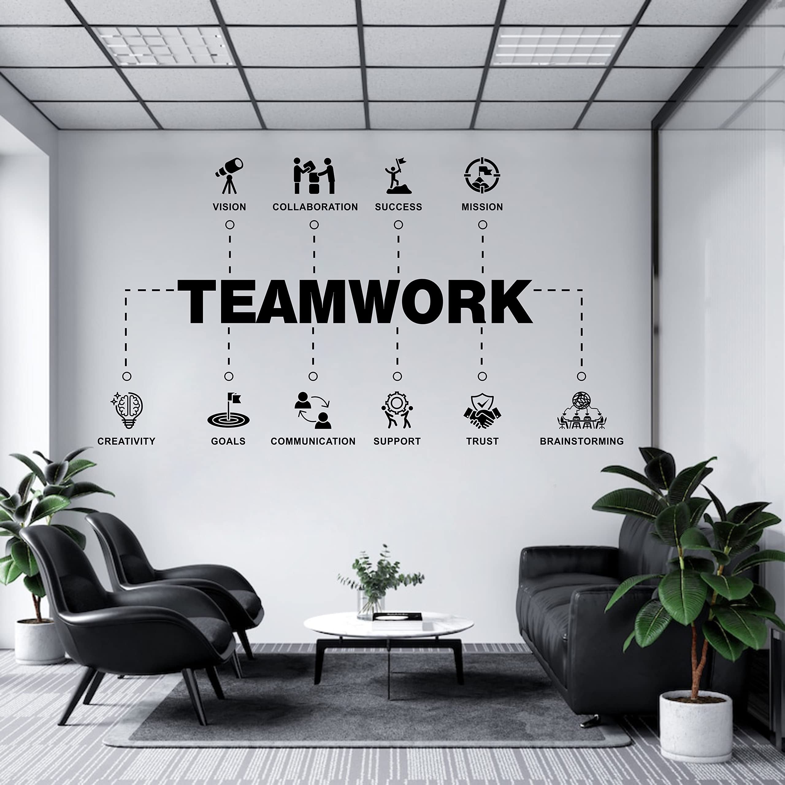 Teamwork 3D Creative Office Decor (tw01) - Wall Decorations