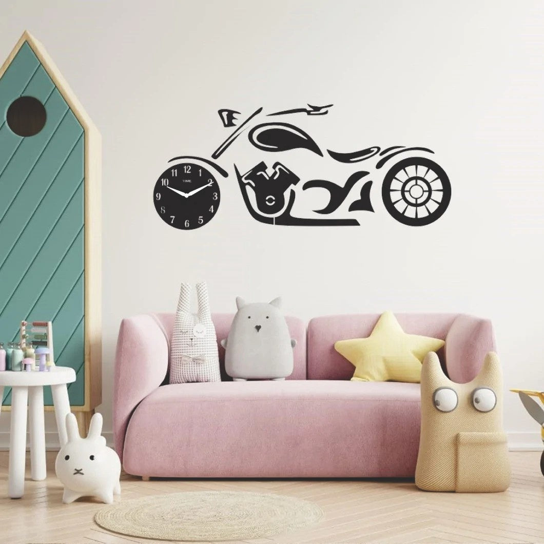 MOTORBIKE THEME CLOCK