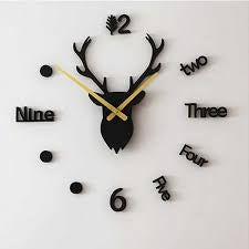 Deer Wall Clock Large - Hot Selling markhor